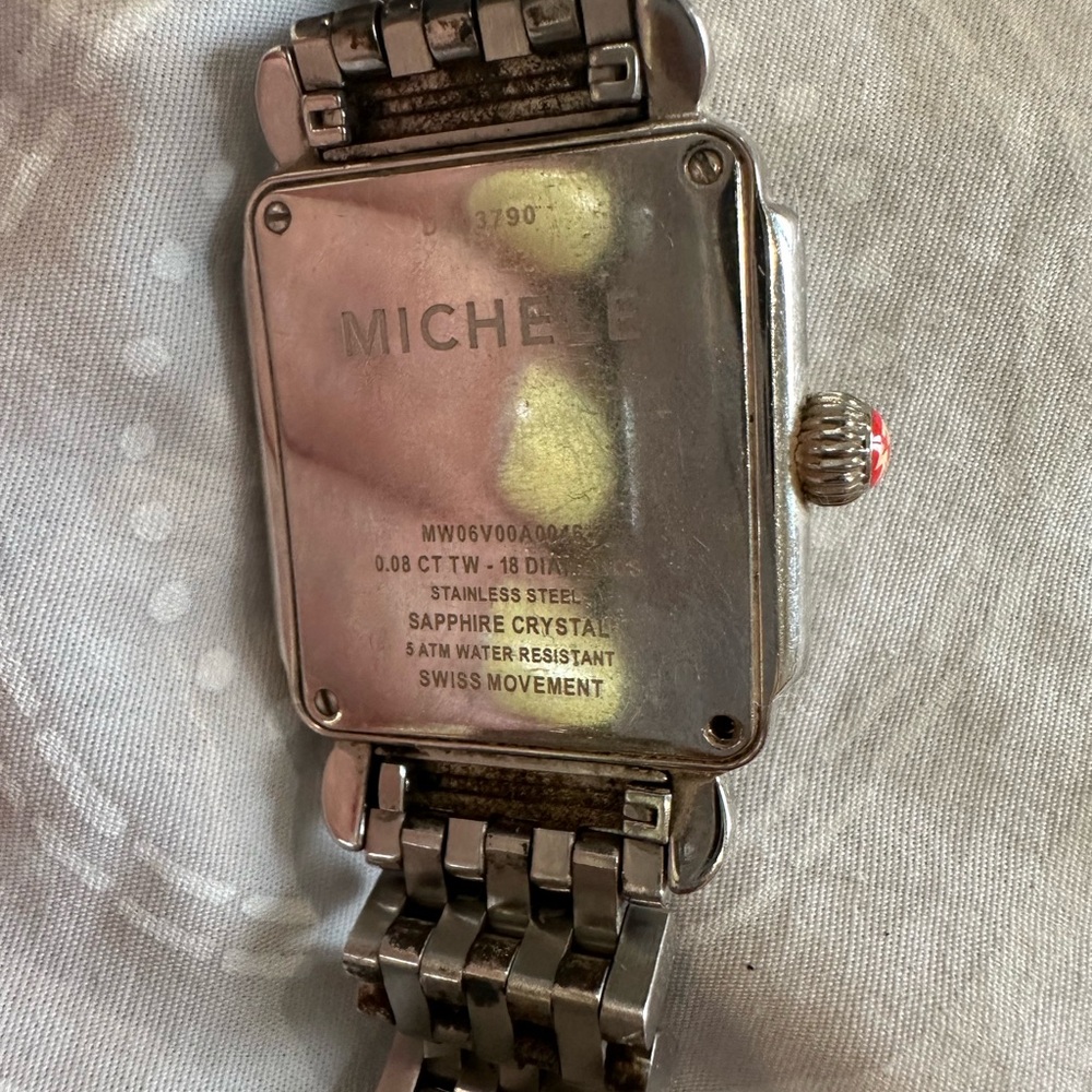 Michele mother of pearl Deco Watch - Picture 2 of 7